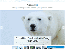 Tablet Screenshot of polar-quest.com